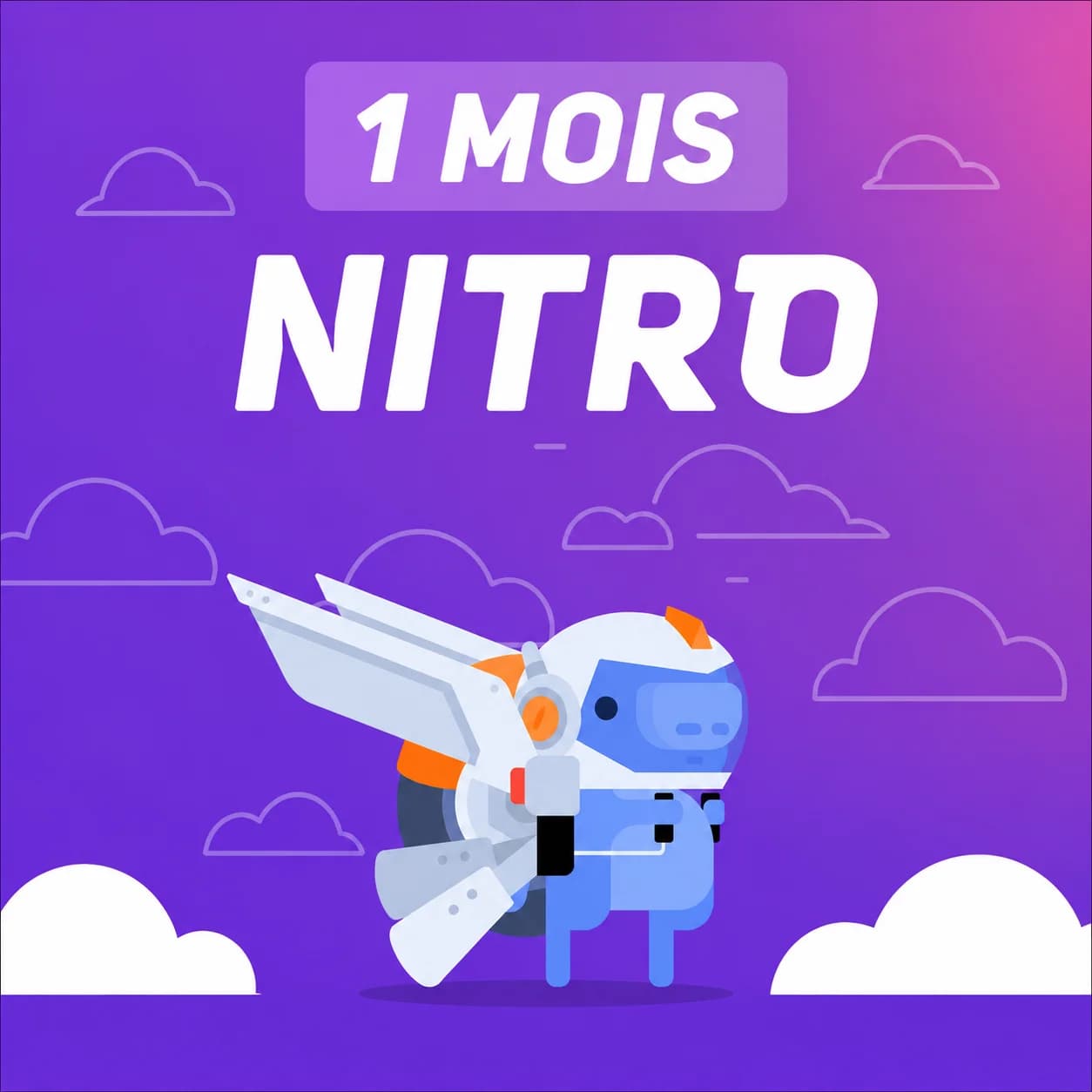 Discord Nitro 1 Month 9.99 USD