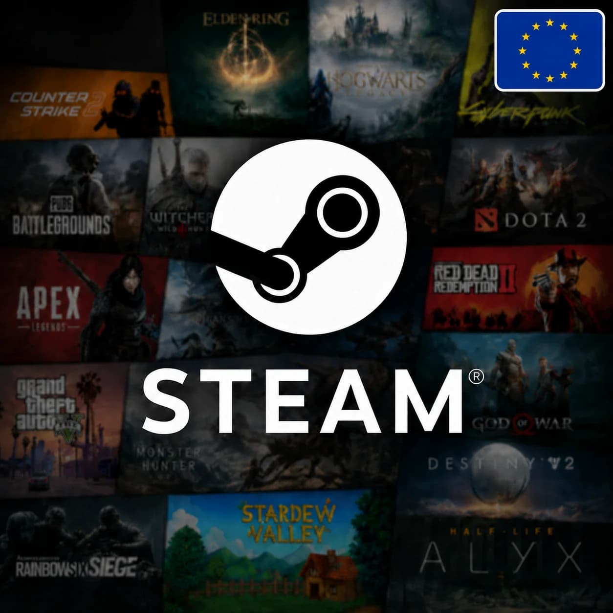 Steam EU 20 EUR - code digital au Maroc