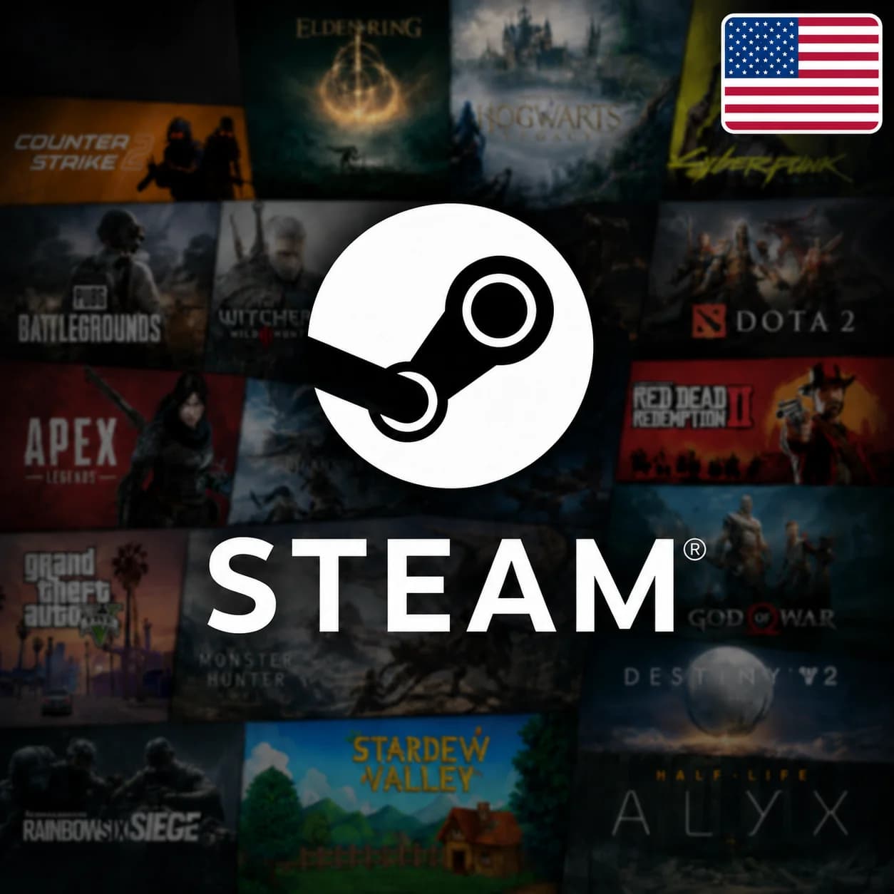 Steam USA 50 USD - code digital au Maroc
