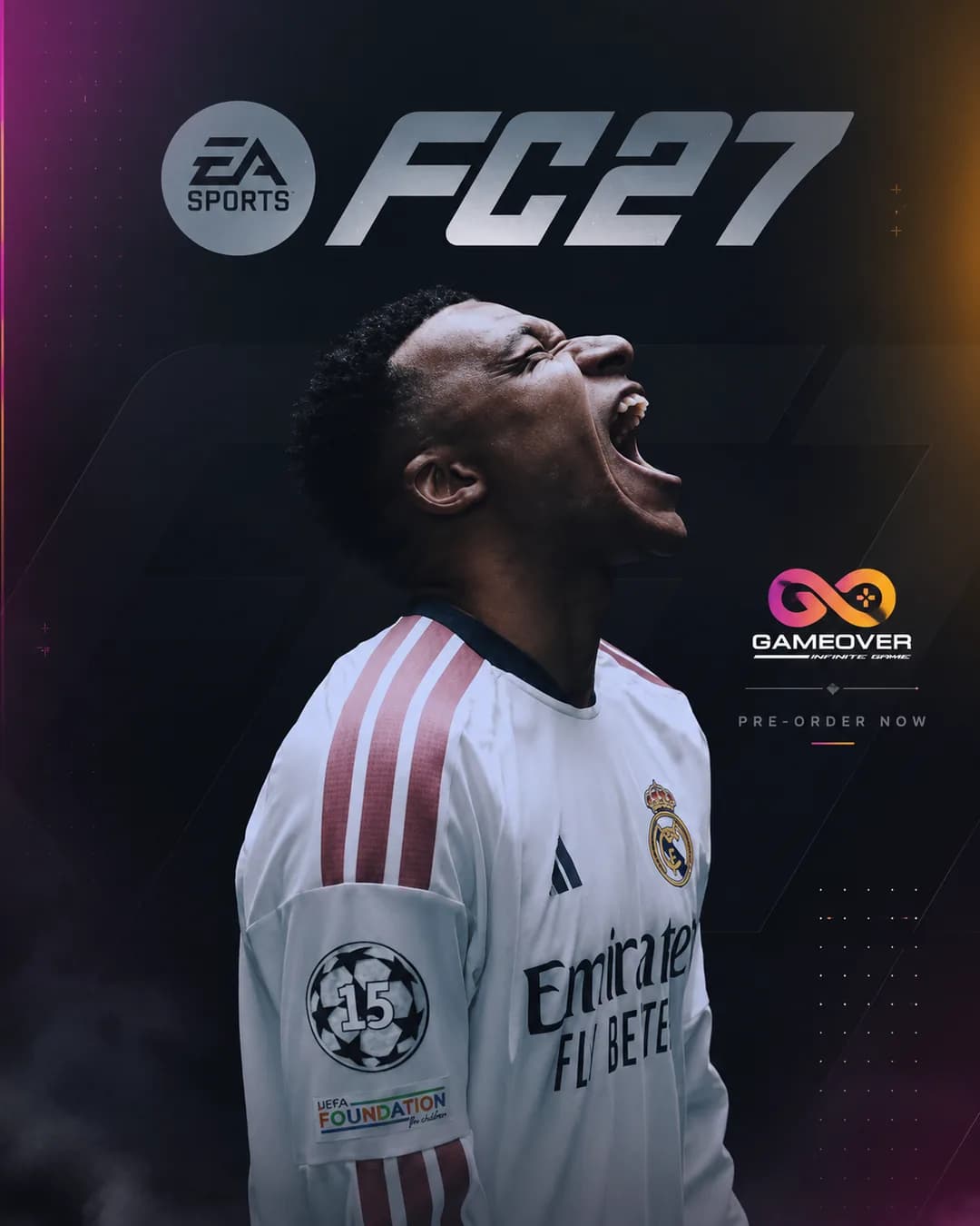 EA Sports FC 27 — précommandez maintenant sur PS5, PS4, Xbox Series X|S et Steam — GameOver Maroc - arrière-plan
