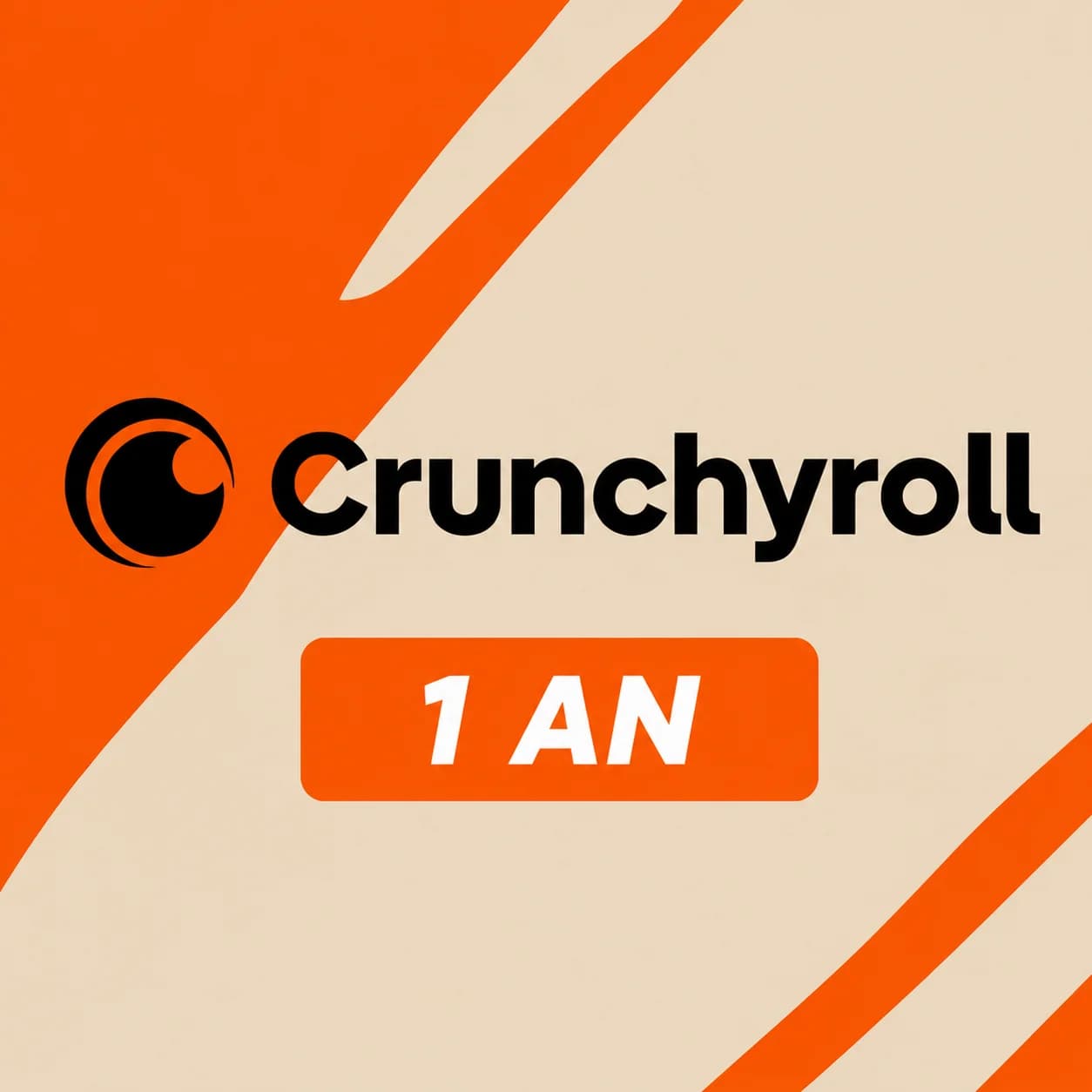 Crunchyroll France 12 Months - code digital au Maroc