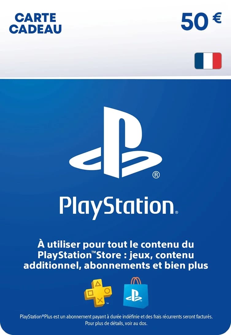 PSN FR 50 EUR - code digital au Maroc