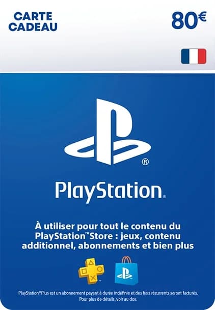 PSN FR 80 EUR - code digital au Maroc
