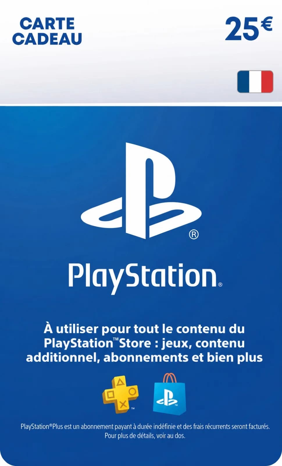 PSN France 25 EUR