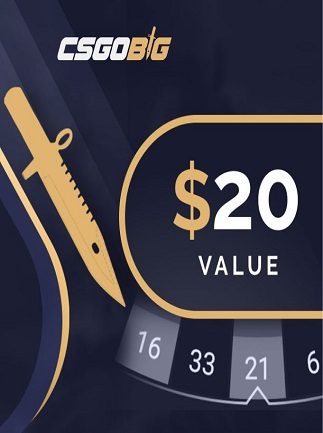 CSGOBIG Gift Card 20 USD Key GLOBAL SPECIAL GIFT CARDS 69145 2