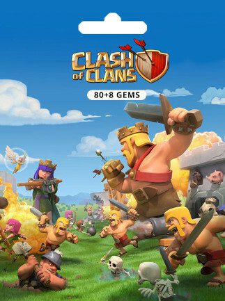 Clash of Clans 80 8 Gems GLOBAL POINTS CURRENCIES 65378 2