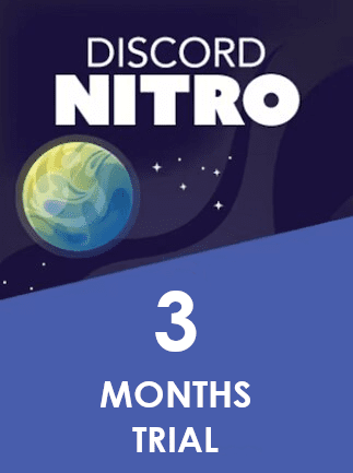 Discord Nitro 3 Months Trial Discord Key GLOBAL OTHER 68407 2