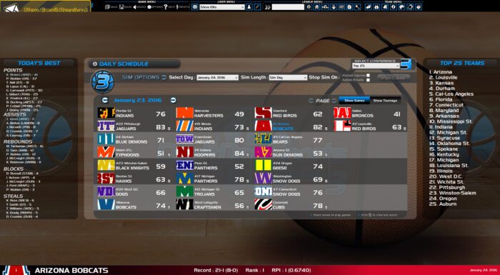 Draft Day Sports College Basketball 3 Steam Key GLOBAL SIMULATOR 36985 2 6