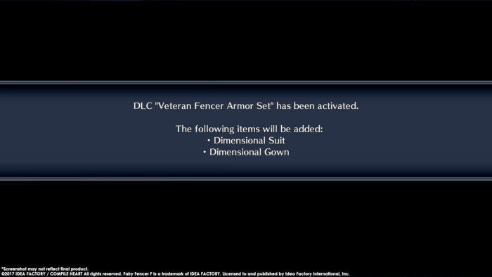 Fairy Fencer F ADF Veteran Fencer Armor Set Steam Key GLOBAL DLCS 38062 2 1