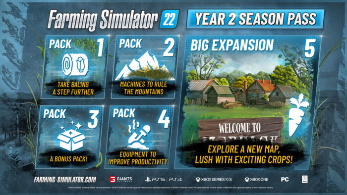 Farming Simulator 22 Year 2 Season Pass PC Steam Key GLOBAL DLCS 24375 2 1