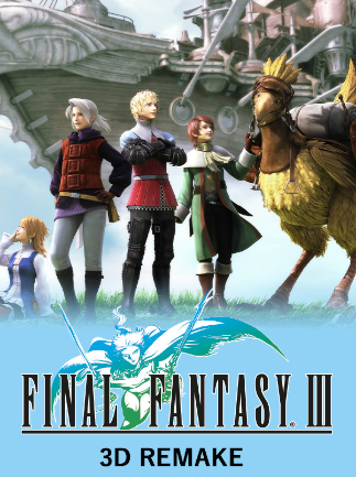 Final Fantasy III 3D Remake PC Steam Key GLOBAL RPG 50732 2