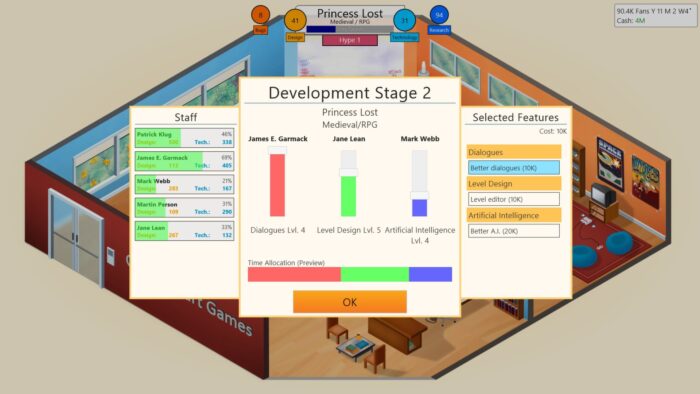 Game Dev Tycoon Steam Key GLOBAL RACING 31161 2 2