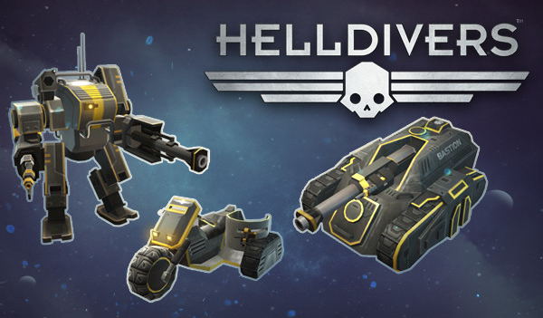 HELLDIVERS Vehicles Pack PC Steam Key GLOBAL EXTRA CONTENT 61119 2 1