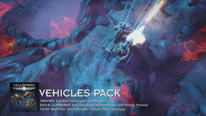 HELLDIVERS Vehicles Pack PC Steam Key GLOBAL EXTRA CONTENT 61119 2 3