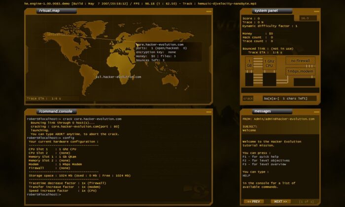 Hacker Evolution Steam Key GLOBAL SIMULATOR 16696 2 3