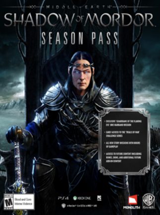 Middle earth Shadow of Mordor Season Pass Key Steam GLOBAL DLCS 26153 2