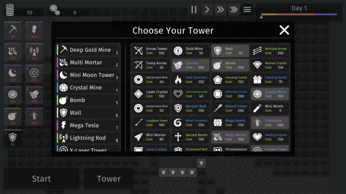 Minimalist Tower Defense PC Steam Key GLOBAL STRATEGY 73554 2