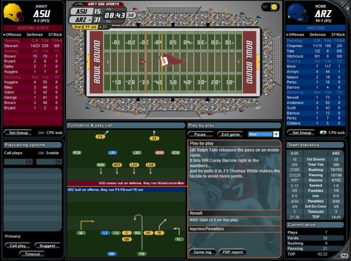 Bowl Bound College Football PC Steam Key GLOBAL SIMULATOR 10038 2 1