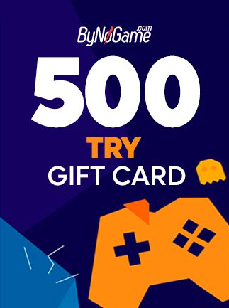 Bynogame.com Gift Card 500 TRY ByNoGame Key GLOBAL GIFT CARDS 16225 2