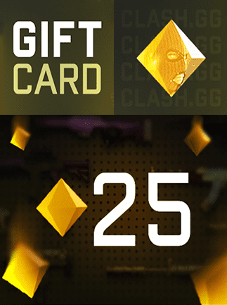 Clash.gg 25 Gems Key GLOBAL SPECIAL GIFT CARDS 24471 2