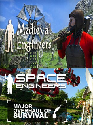 Medieval Engineers and Space Engineers PC Steam Key GLOBAL RACING 34006 2