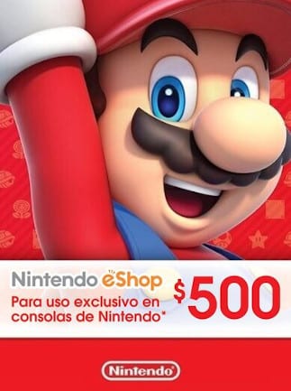 Nintendo eShop Card 500 MXN Nintendo eShop Key MEXICO NINTENDO 23701 2