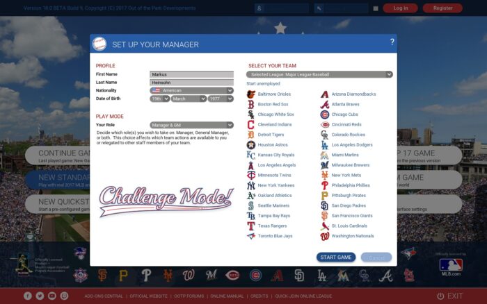 Out of the Park Baseball 18 Steam Key GLOBAL SIMULATOR 30193 2 7