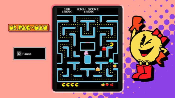 PAC MAN MUSEUM Ms. PAC MAN Steam Key GLOBAL DLCS 44212 2 3