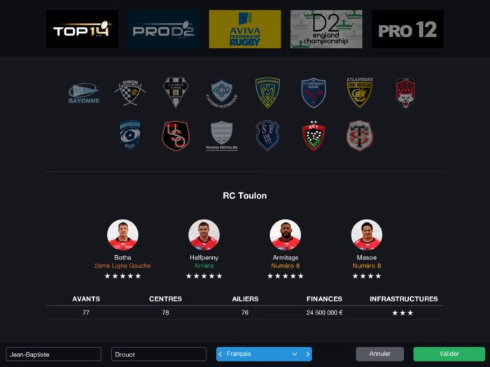 Pro Rugby Manager 2015 Steam Key GLOBAL SIMULATOR 36668 2 31