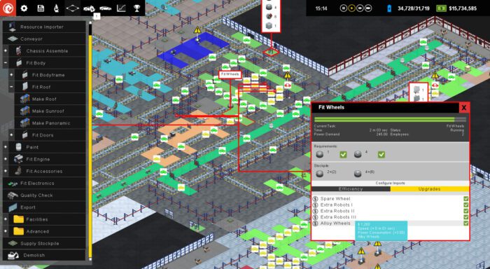 Production Line Car factory simulation Steam Key GLOBAL SIMULATOR 14977 2 5