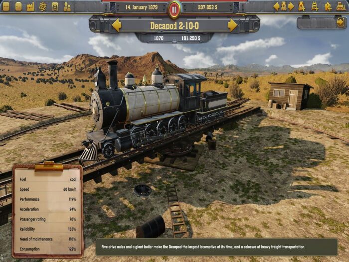 Railway Empire PC Steam Key GLOBAL ACTION 9306 2 2