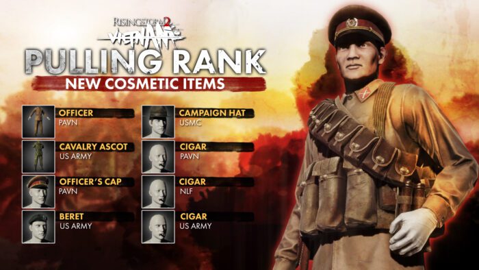 Rising Storm 2 Vietnam Pulling Rank Cosmetic Steam Key GLOBAL DLCS 13949 2 3