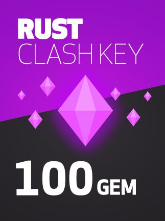 Rust Clash 100 Gems Clash.gg Key GLOBAL GIFT CARDS 14150 2