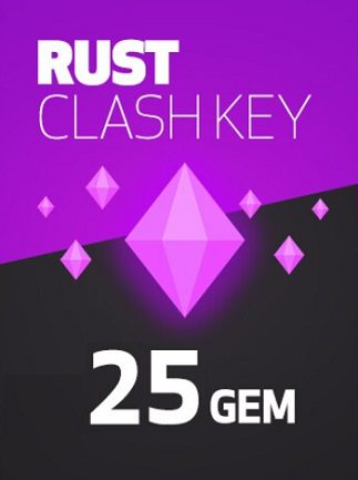 Rust Clash 25 Gems Clash.gg Key GLOBAL GIFT CARDS 10851 2