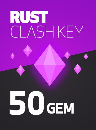 Rust Clash 50 Gems Clash.gg Key GLOBAL GIFT CARDS 12110 2