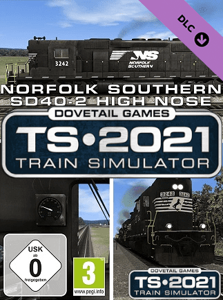 Train Simulator Norfolk Southern SD40 2 High Nose Loco Add On PC Steam Key GLOBAL DLCS 34053 2