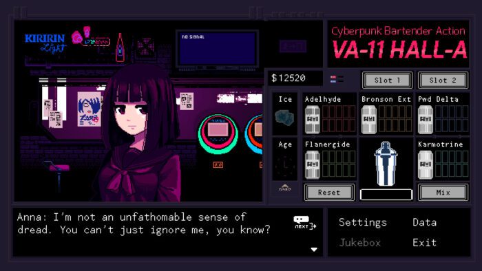 VA 11 Hall A Cyberpunk Bartender Action Steam Key GLOBAL ADVENTURE 48365 2 5