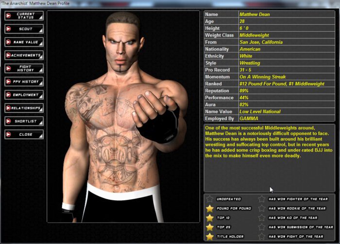 World of Mixed Martial Arts 3 Steam Key GLOBAL SIMULATOR 38769 2 6