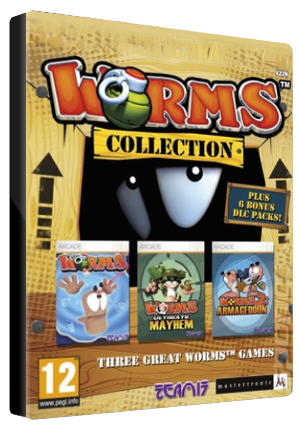 Worms Collection Steam Key GLOBAL DLCS 45118 2