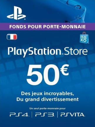 PlayStation Network Gift Card 50 EUR PSN FRANCE ALL 80826 2